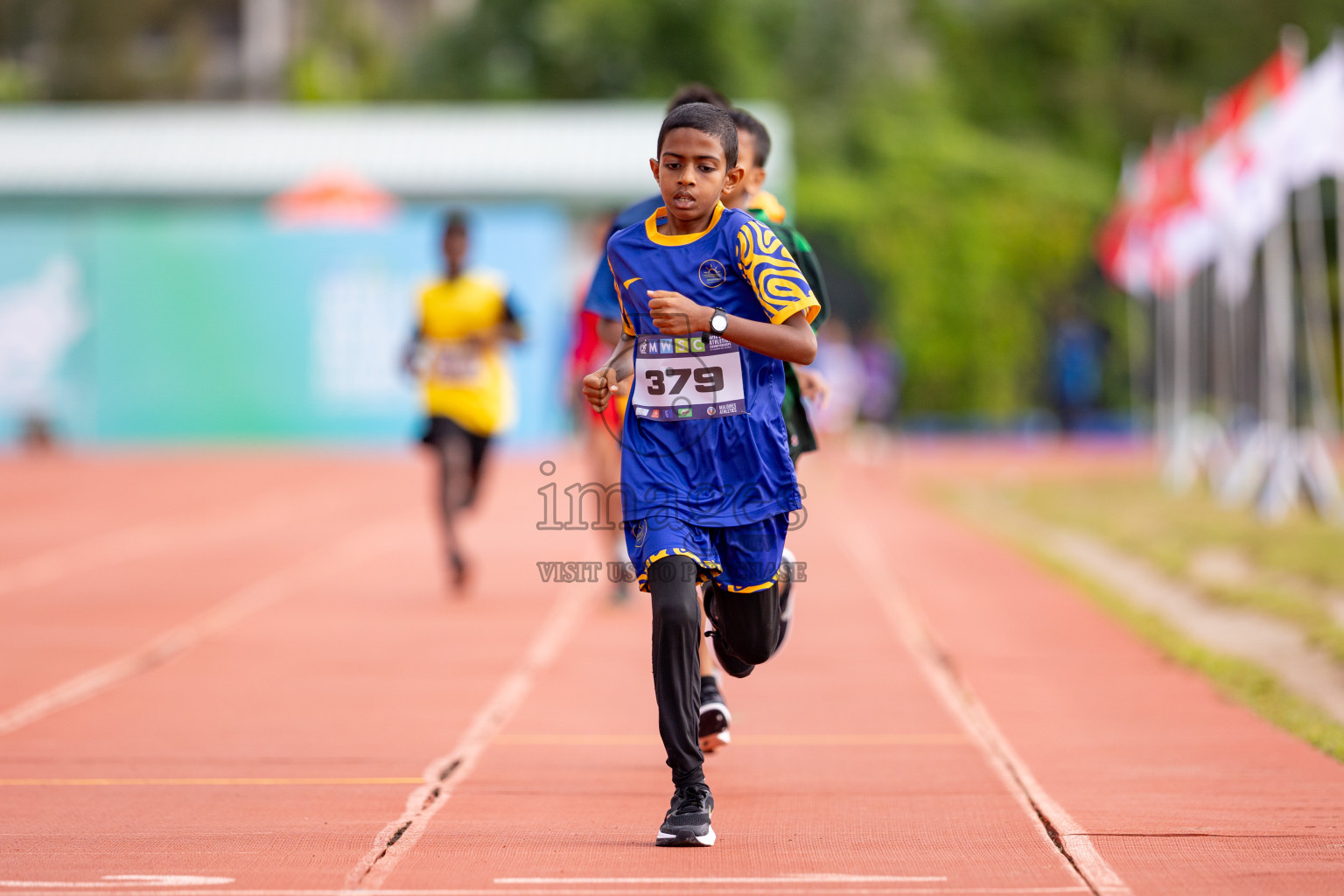 Day 3 of MWSC Interschool Athletics Championships 2024 held in Hulhumale Running Track, Hulhumale, Maldives on Monday, 11th November 2024. 
Photos by: Hassan Simah / Images.mv