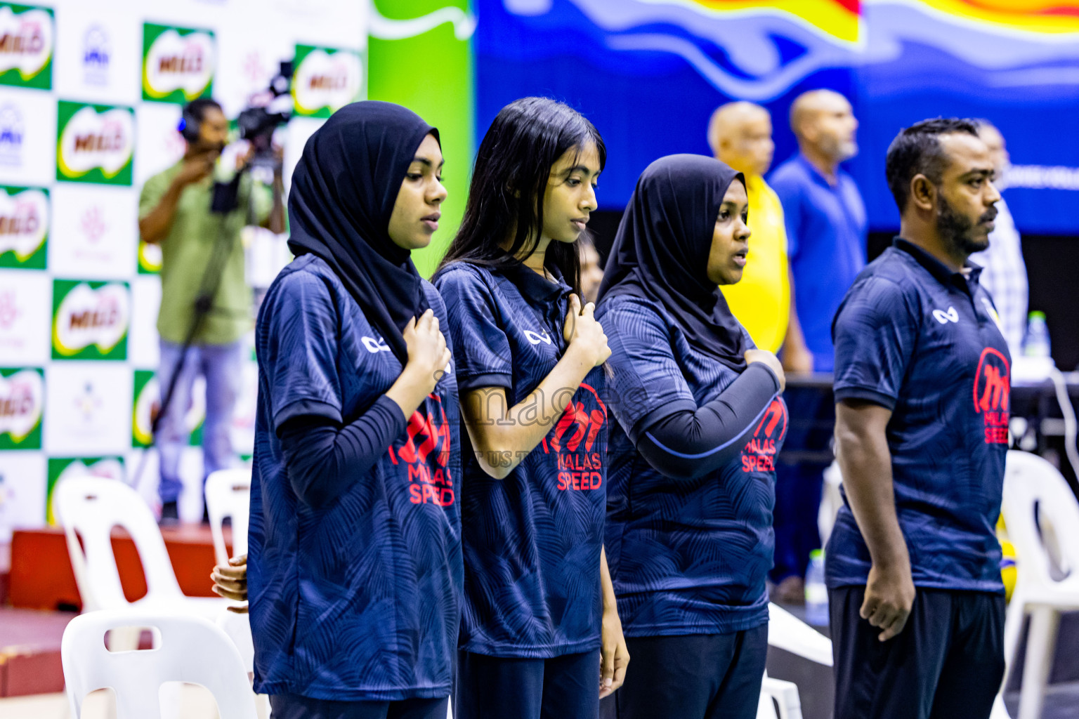 Semi Final of Women's Division of Milo VAM Cup 2024 held in Male', Maldives on Friday, 12th July 2024 at Social Center Indoor Hall Photos By: Nausham Waheed / images.mv