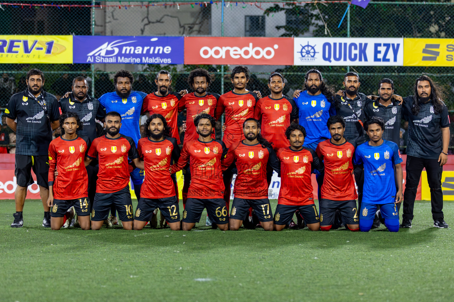 L. Isdhoo VS L. Gan on Day 33 of Golden Futsal Challenge 2024, held on Sunday, 18th February 2024, in Hulhumale', Maldives Photos: Hassan Simah / images.mv