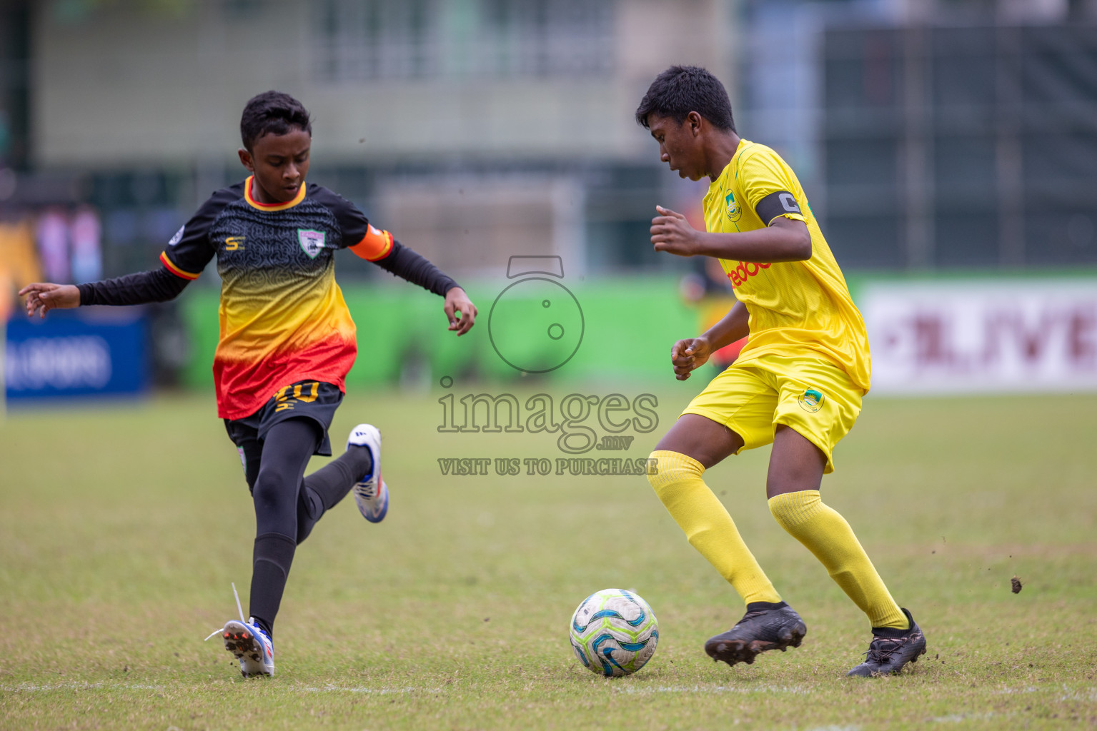 Eagles vs Maziya (U12) in Dhivehi Youth League 2024 - Day 2. Matches held at Henveiru Stadium on 22nd November 2024 , Friday. Photos: Shuu Abdul Sattar/ Images.mv