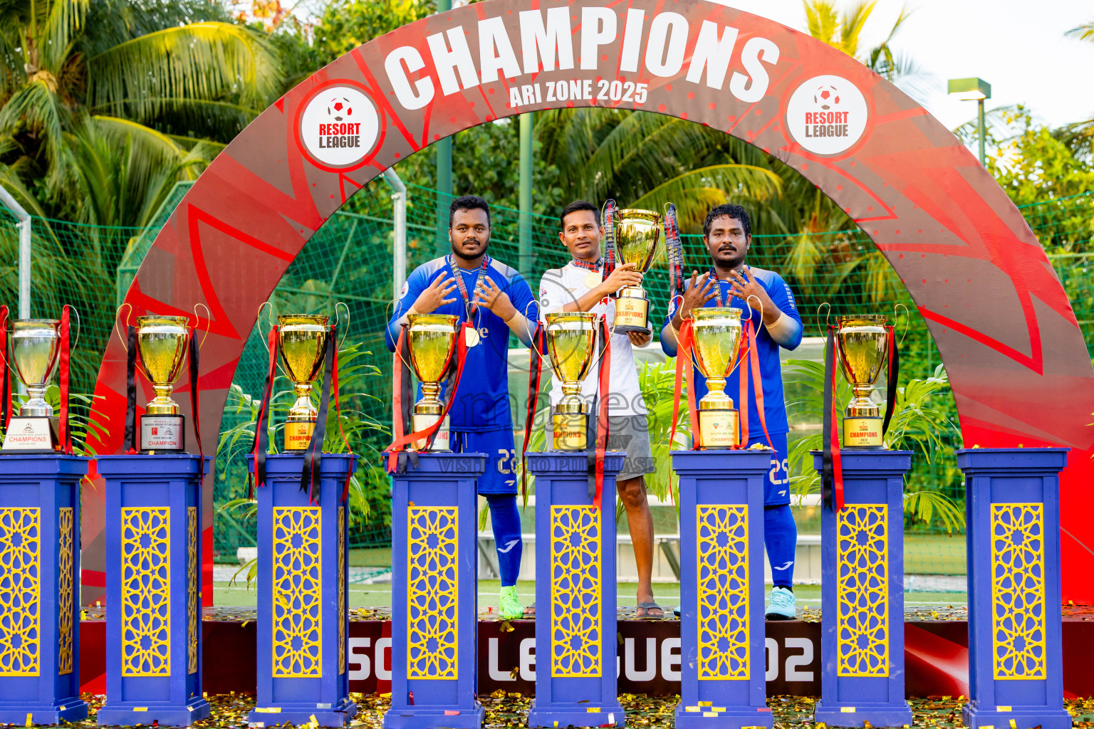 Barcelo vs Conrad in the Final of Resort League 2025 (Ari Zone) was held on Sunday, 28th June 2025 in Conrad Maldives Rangali Island, Alif Dhaalu Atoll, Maldives. Photos: Nausham Waheed / images.mv