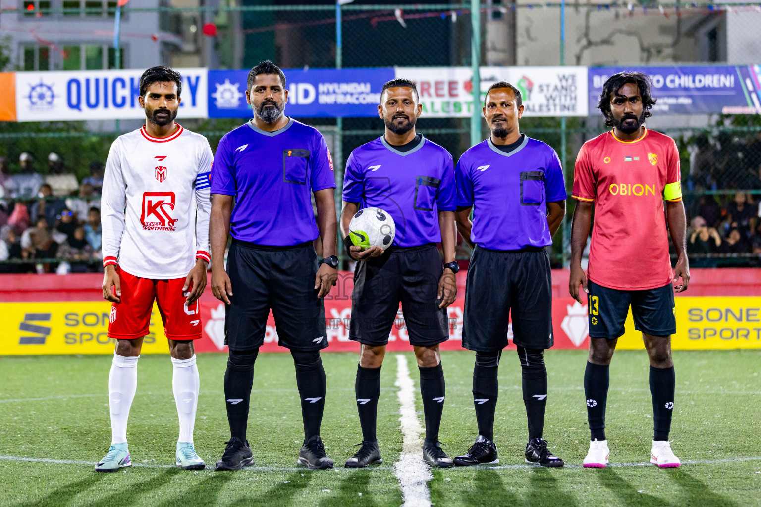 Dh Kudahuvadhoo vs Dh Maaenboodhoo in Day 24 of Golden Futsal Challenge 2024 was held on Wednesday  , 7th February 2024 in Hulhumale', Maldives Photos: Nausham Waheed / images.mv