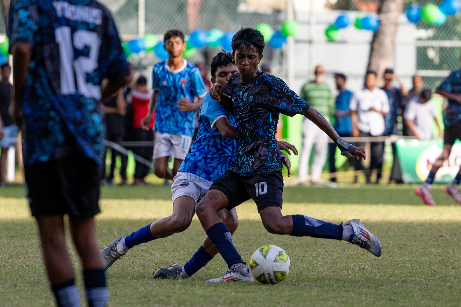 Day 4 of MILO Academy Championship 2024 (U-14) was held in Henveyru Stadium, Male', Maldives on Sunday, 3rd November 2024. Photos: Hassan Simah / Images.mv