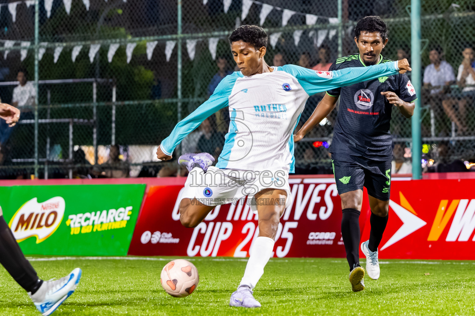 Police Club vs AVSEC in Day 3 of Club Maldives Cup 2025 was held in Rehendi Futsal Ground, Hulhumale', Maldives on Tuesday, 30th September 2025. Photos: Nausham Waheed / images.mv
