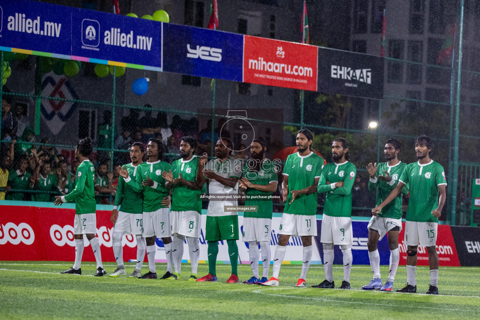 Team FSM vs Club HDC in the Quarter Finals of Club Maldives 2021 held at Hulhumale;, on 12th December 2021 Photos: Ismail Thoriq / images.mv