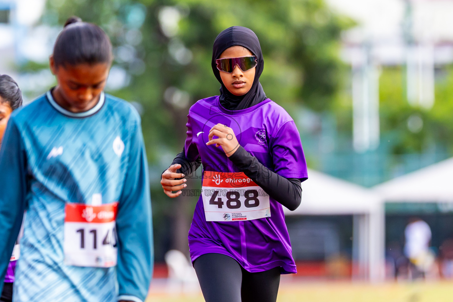 Day 5 of Inter-school Athletics Championship 2025 held in Ekuveni Synthetic Track, Male', Maldives on Saturday, 11th October 2025. Photos by: Nausham Waheed / Images.mv