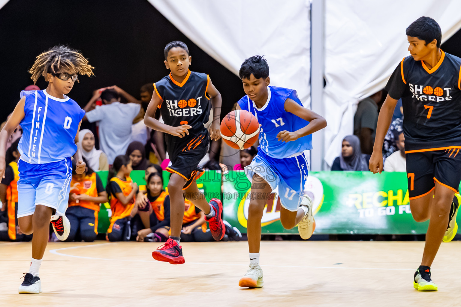 Day 2 of Milo 5 x 5 Junior Challenge 2025 - Basketball tournament held in Basketball Training Center, Male', Maldives on Friday, 10th October 2025. Photos by: Nausham Waheed / Images.mv