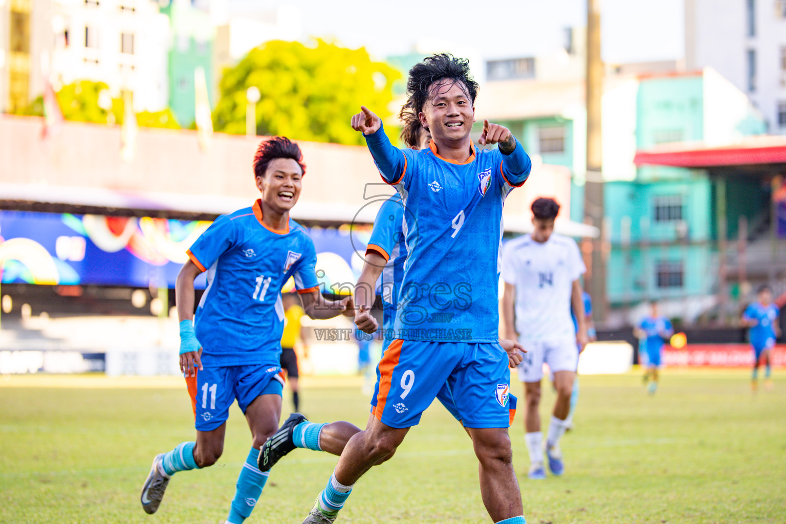 India vs Pakistan in Day 4 of SAFF U20 Championship 2026 was held in National Football Stadium, Male' Maldives on Thursday , 26th March 2026. Photos: Ismail Thoriq, Mohamed Mahfooz Moosa / images.mv