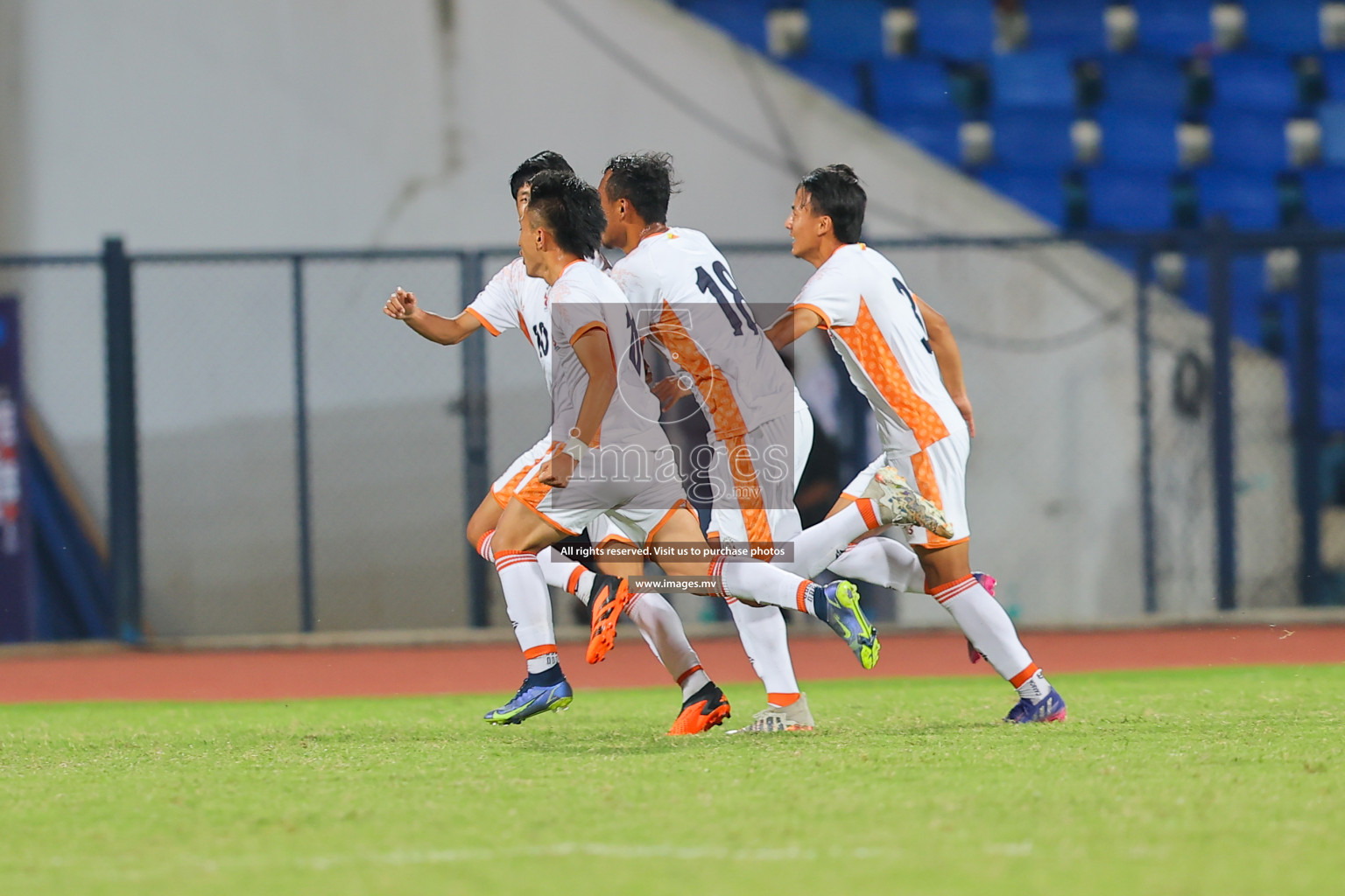 Bhutan vs Bangladesh in SAFF Championship 2023 held in Sree Kanteerava Stadium, Bengaluru, India, on Wednesday, 28th June 2023. Photos: Nausham Waheed, Hassan Simah / images.mv