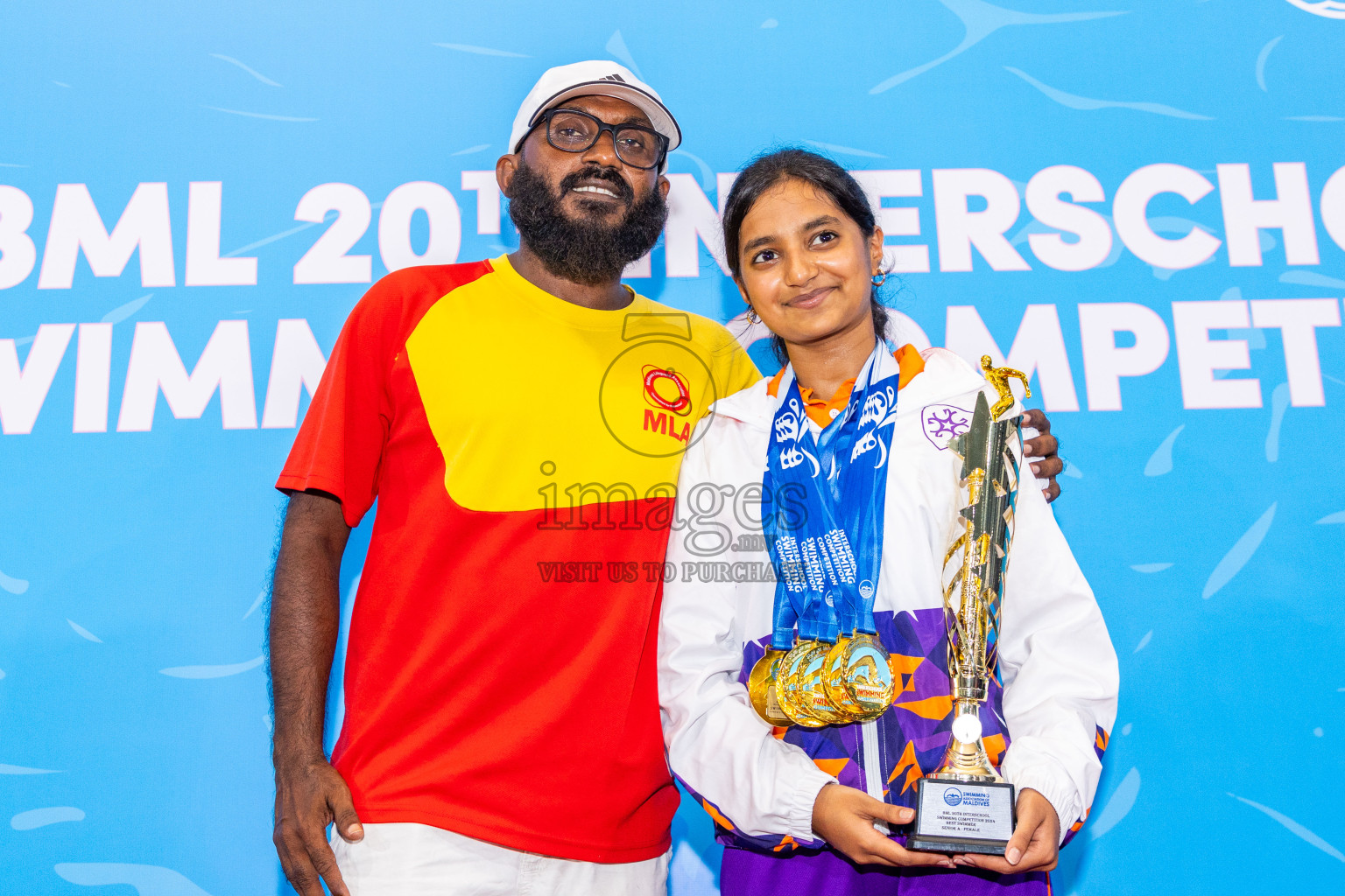 Closing ceremony of BML 20th Inter-School Swimming Competition was held in Hulhumale' Swimming Complex on Saturday, 19th October 2024. 
Photos: Ismail Thoriq