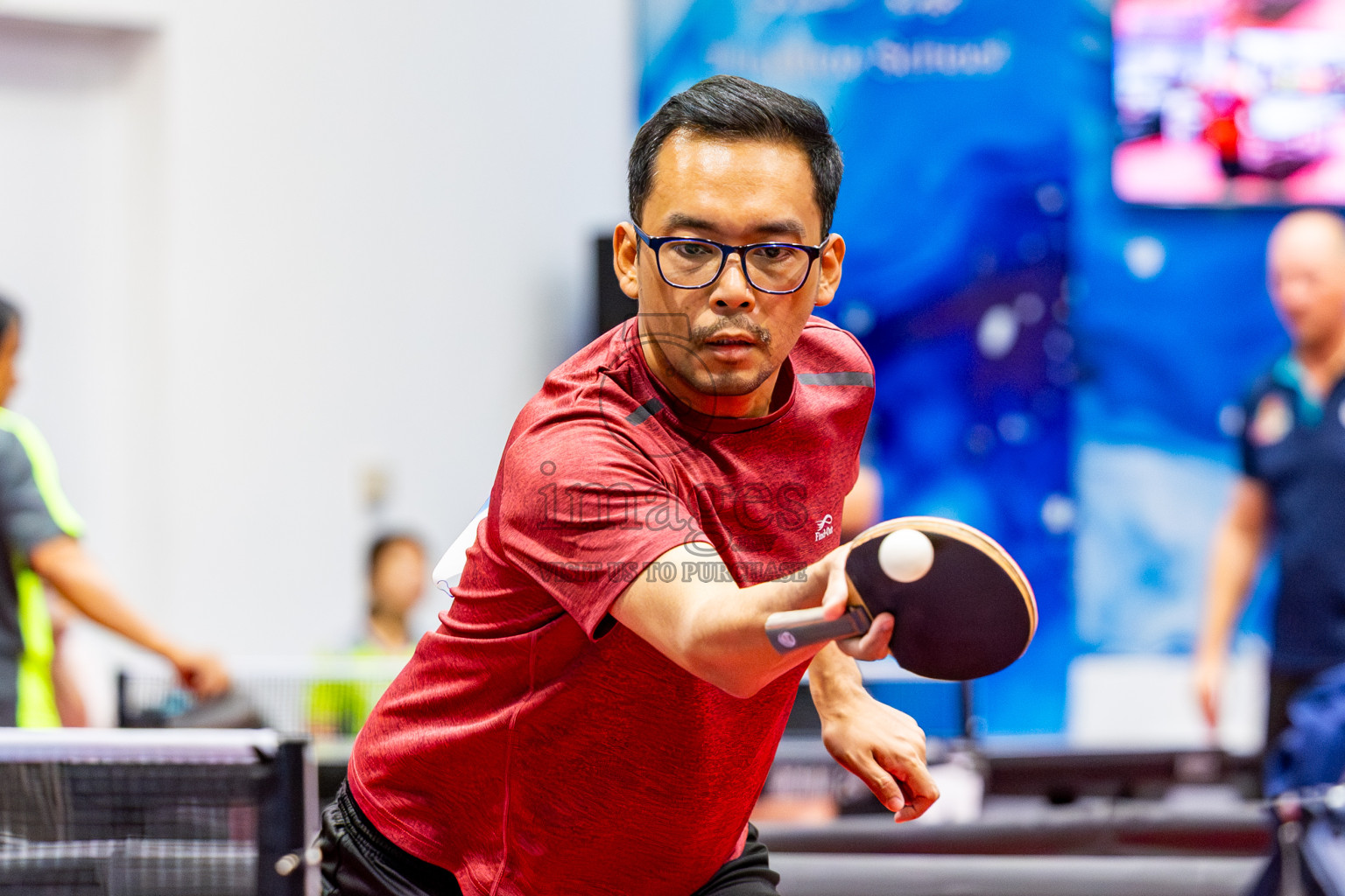 Day 3 of 1st Thoddoo Masters Table Tennis Tournament was held on Saturday, 23rd August 2025 in AA Thoddoo, Maldives. Photos: Nausham Waheed / images.mv