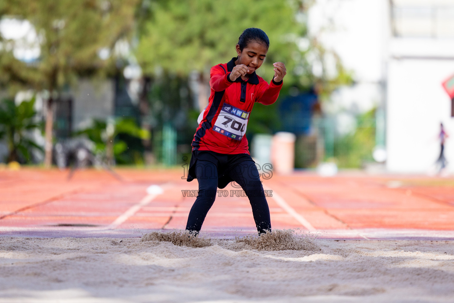 Day 1 of MWSC Interschool Athletics Championships 2024 held in Hulhumale Running Track, Hulhumale, Maldives on Saturday, 9th November 2024. 
Photos by: Ismail Thoriq, Hassan Simah / Images.mv