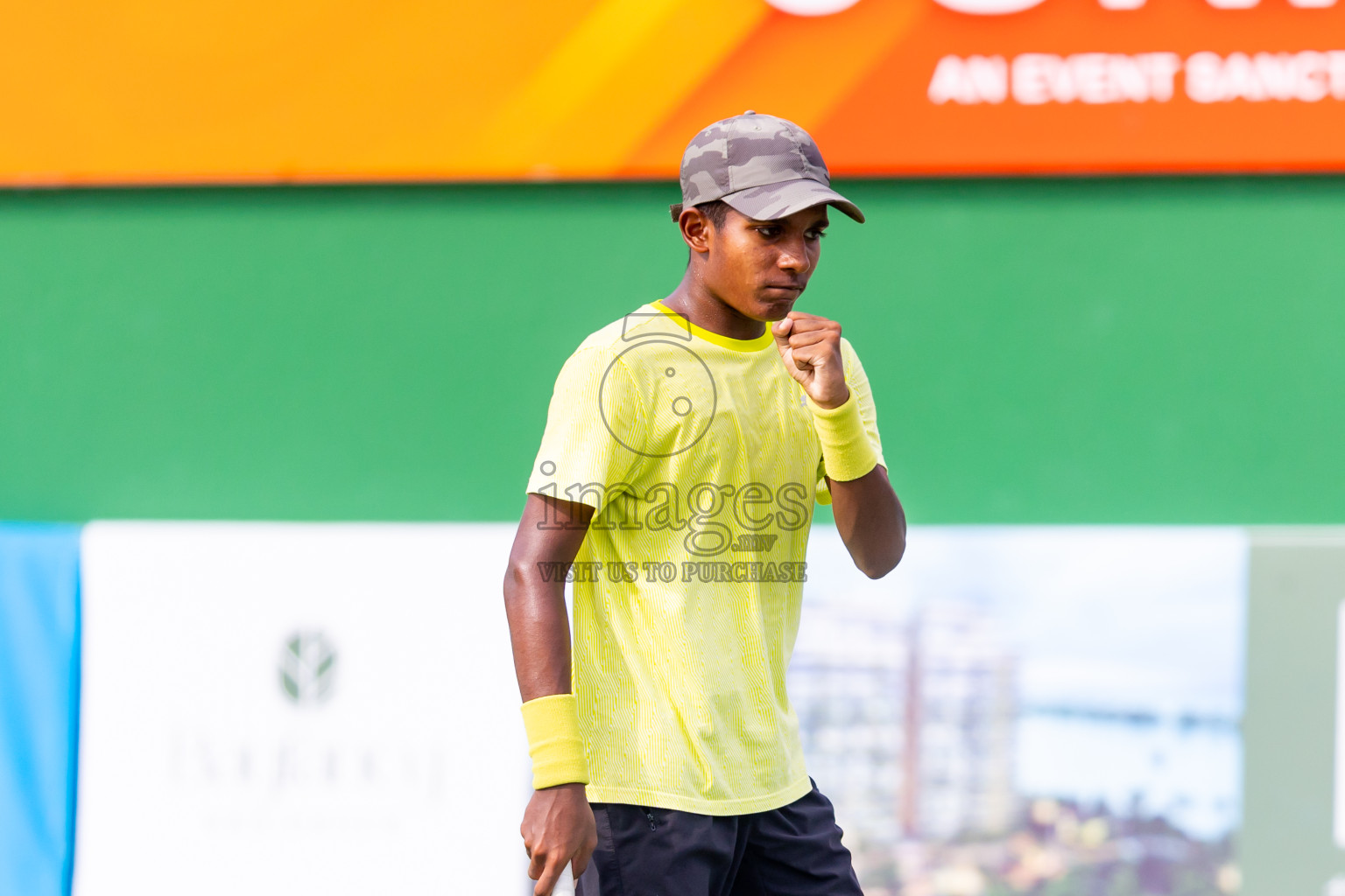 Day 4 of ATF Maldives Junior Open Tennis was held in Male' Tennis Court, Male', Maldives on Thursday, 12th December 2024. Photos: Nausham Waheed/ images.mv