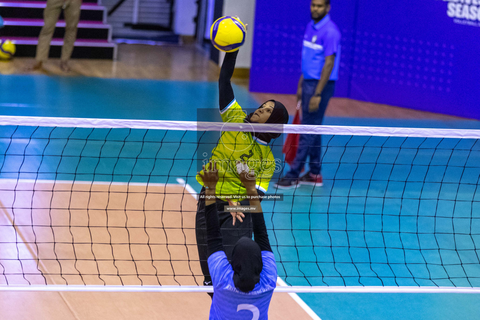 Volleyball Association Cup 2022-Women's Division-Match Day 5 was held in Male', Maldives on Friday, 27th May 2022 at Social Center Indoor Hall Photos By: Ismail Thoriq/images.mv