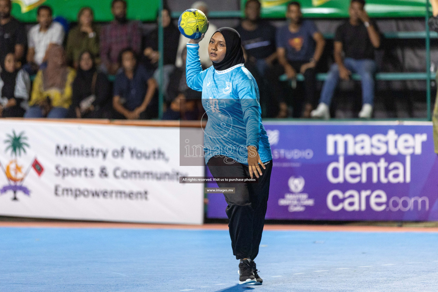 Day 5 of 7th Inter-Office/Company Handball Tournament 2023, held in Handball ground, Male', Maldives on Tuesday, 19th September 2023 Photos: Nausham Waheed/ Images.mv