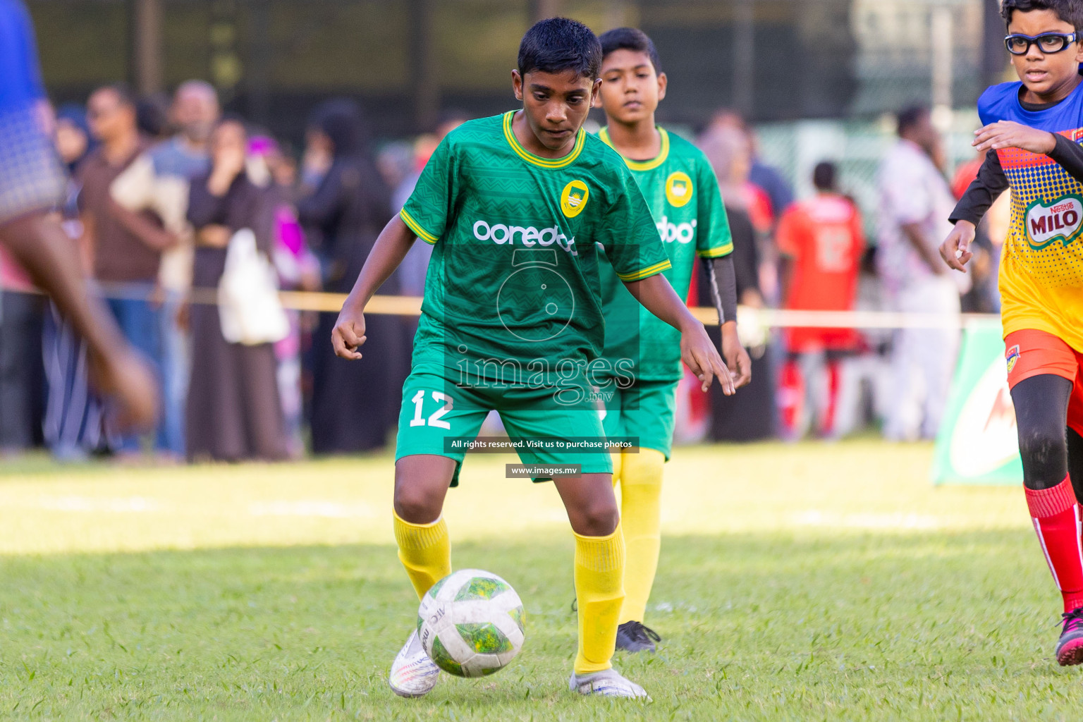 Day 1 of MILO Academy Championship 2023 (U12) was held in Henveiru Football Grounds, Male', Maldives, on Friday, 18th August 2023. 
Photos: Ismail Thoriq / images.mv