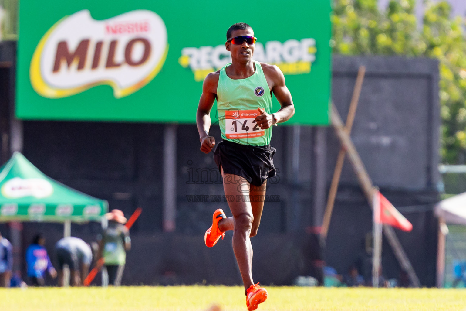 Day 1 of National Athletics Championship 2025 was held at Ekuveni Running Ground in Male', Maldives on Thursday, 14th August 2025. Photos: Nausham Waheed / images.mv