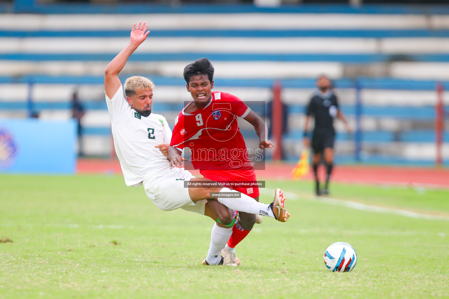 Nepal vs Pakistan in SAFF Championship 2023 held in Sree Kanteerava Stadium, Bengaluru, India, on Tuesday, 27th June 2023. Photos: Nausham Waheed, Hassan Simah / images.mv