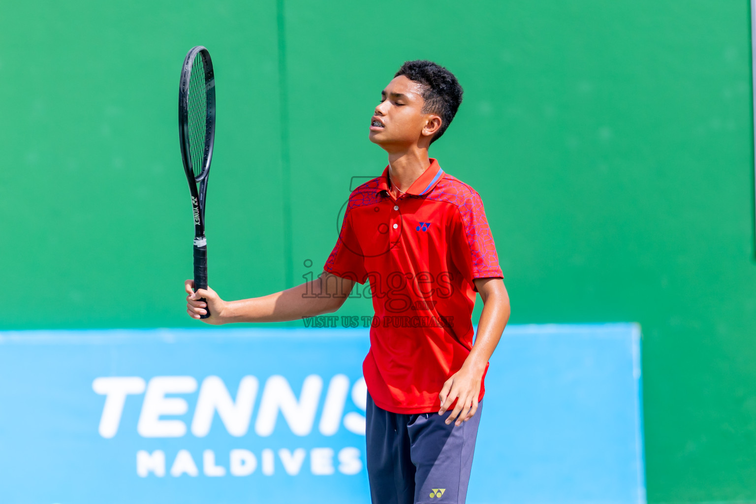 Day 9 of ATF Maldives Junior Open Tennis was held in Male' Tennis Court, Male', Maldives on Friday, 20th December 2024. Photos: Nausham Waheed/ images.mv