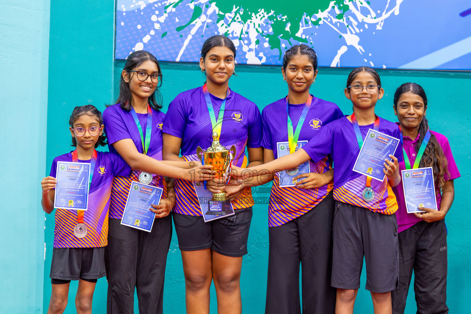Day 8 of Interschool Table Tennis Tournament 2025 held at Male' TT Hall, Male', Maldives on Thursday, 22nd May 2025.
Photos by: Ismail Thoriq / images.mv
