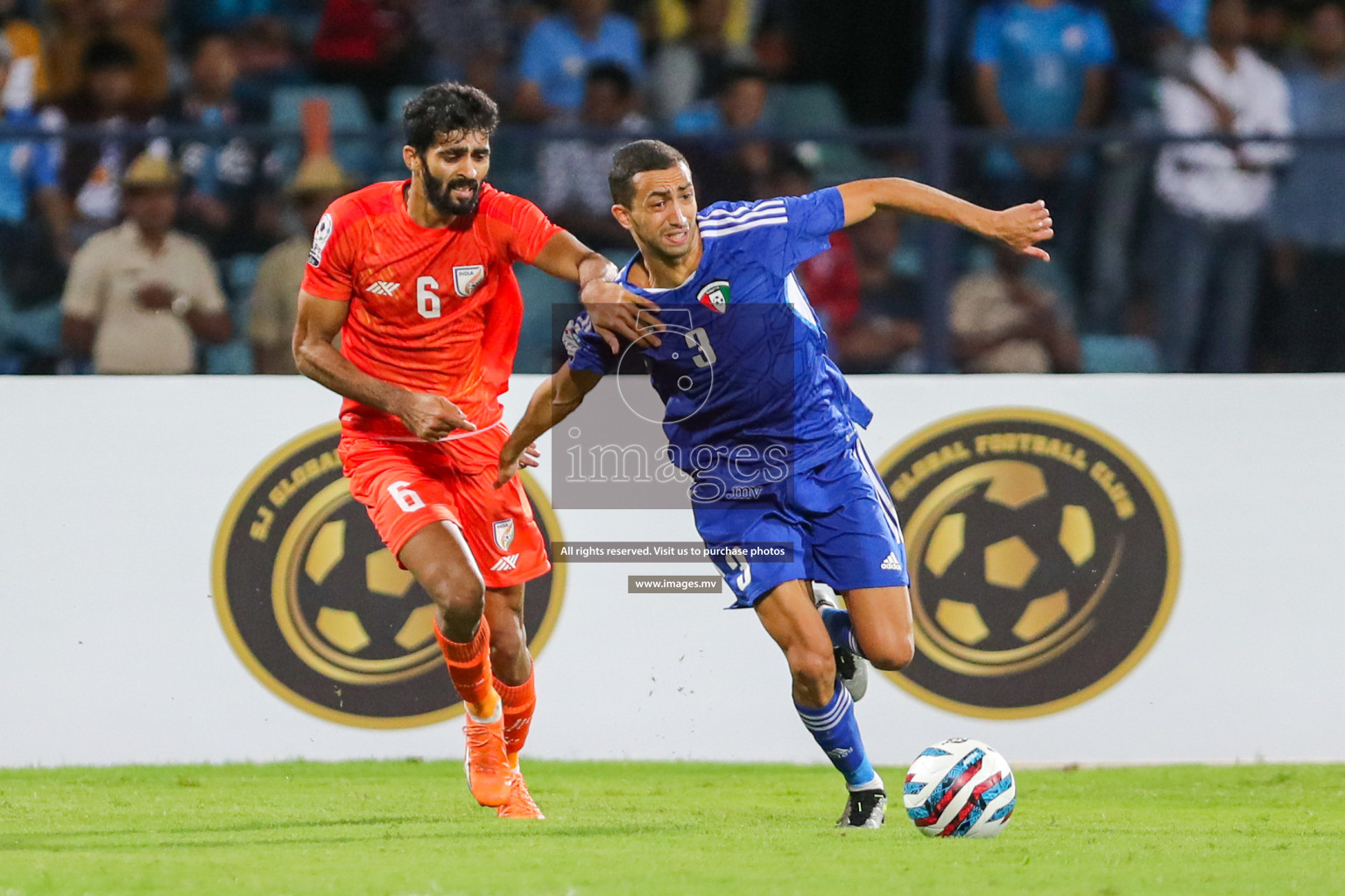 Kuwait vs India in the Final of SAFF Championship 2023 held in Sree Kanteerava Stadium, Bengaluru, India, on Tuesday, 4th July 2023. Photos: Nausham Waheed / images.mv