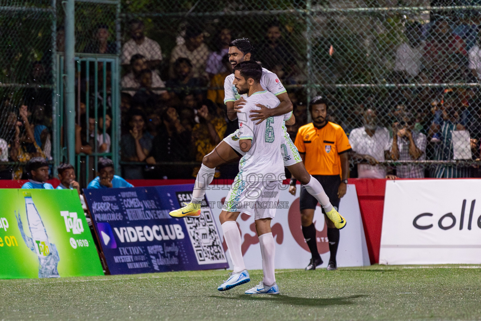 WAMCO vs STELCO RC in the Semi Finals of Club Maldives Cup 2024 held in Rehendi Futsal Ground, Hulhumale', Maldives on Monday, 14th October 2024. 
Photos: Hassan Simah / images.mv