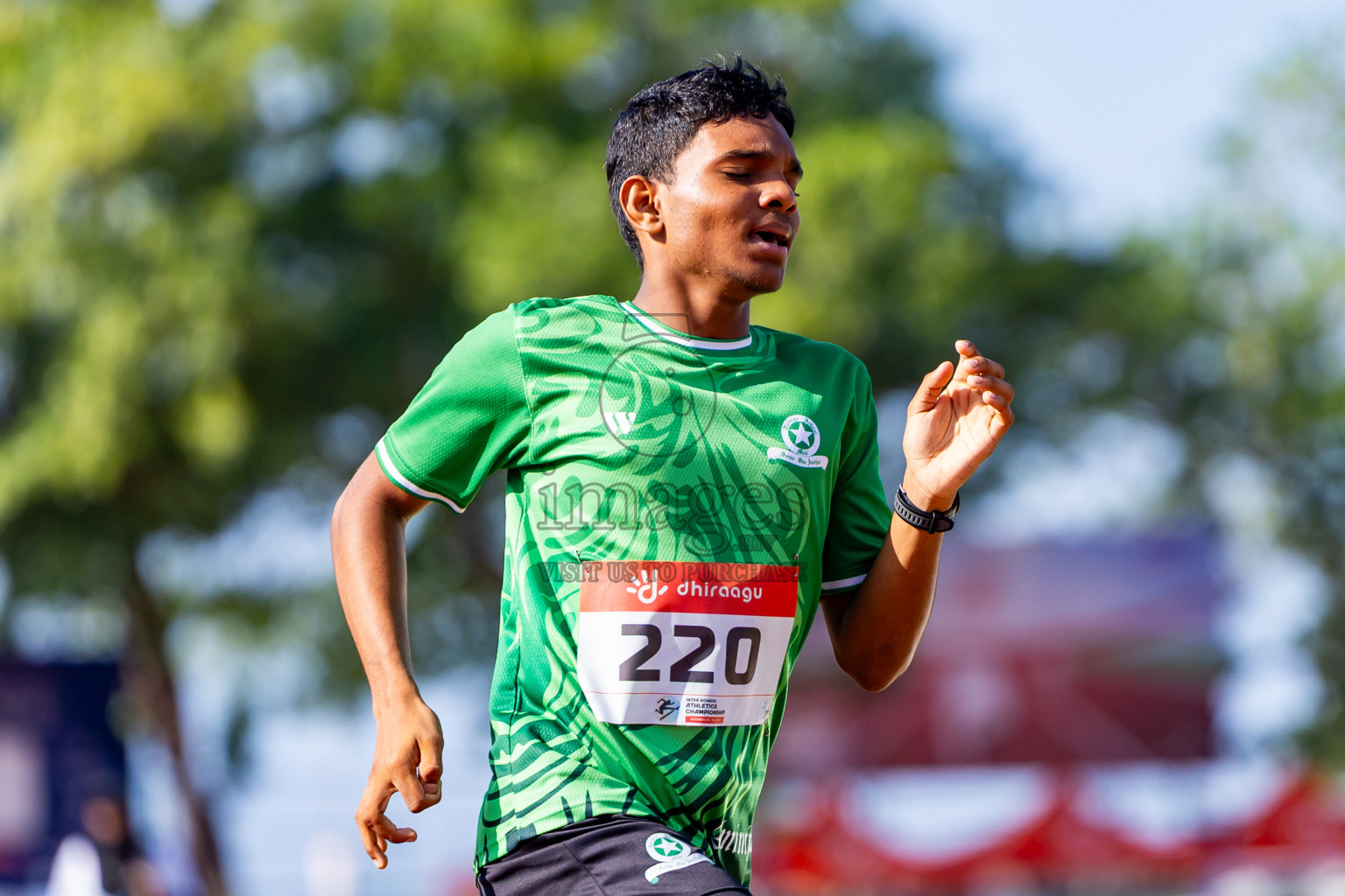Day 3 of Inter-school Athletics Championship 2025 held in Ekuveni Synthetic Track, Male', Maldives on Wednesday, 08th October 2025. Photos by: Nausham Waheed / Images.mv