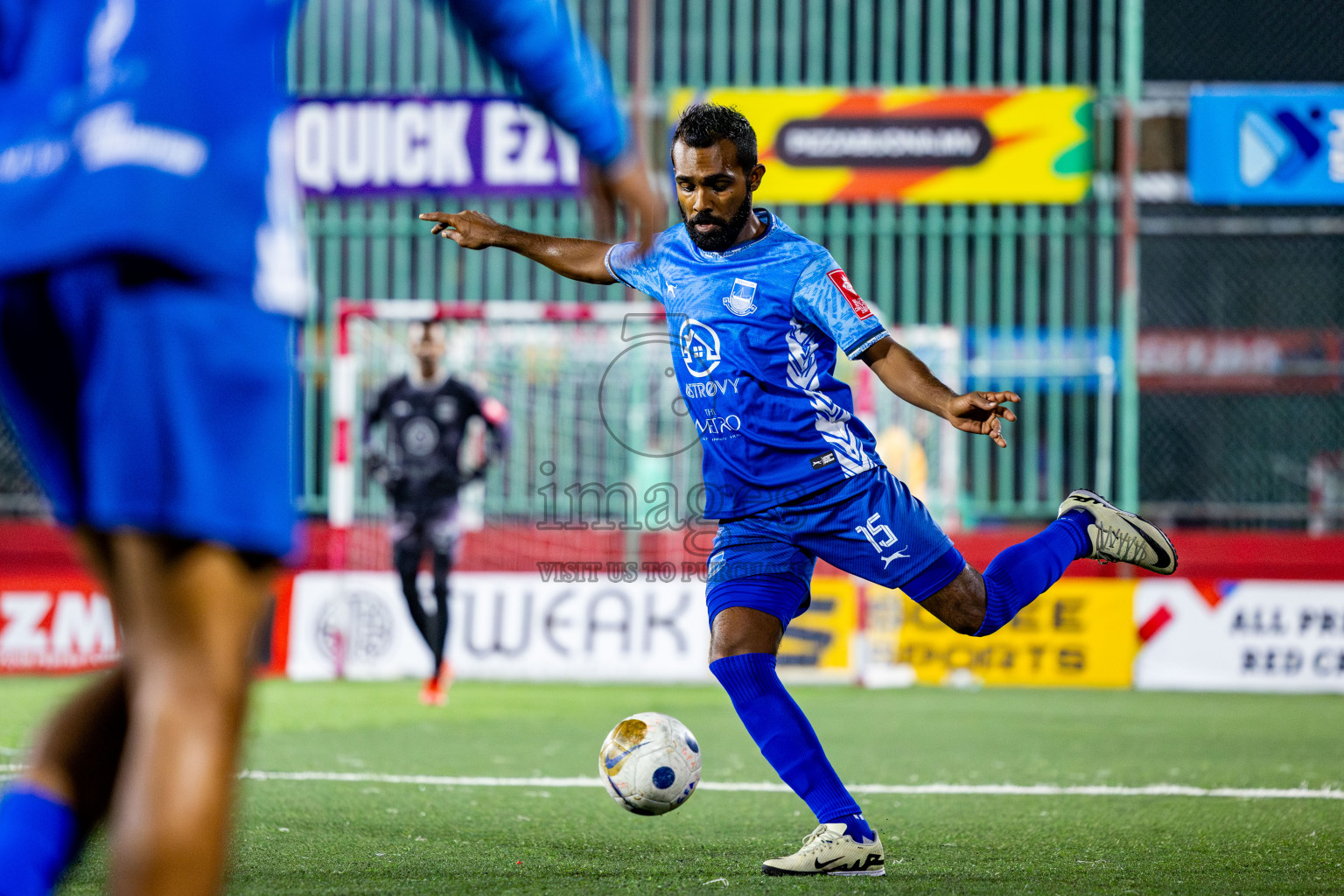 GA Gemanafushi VS GA Nilandhoo in Day 8 of Golden Futsal Challenge 2025 was held on Sunday, 12th January 2025, in Hulhumale', Maldives Photos: Nausham Waheed , Ismail Thoriq / images.mv