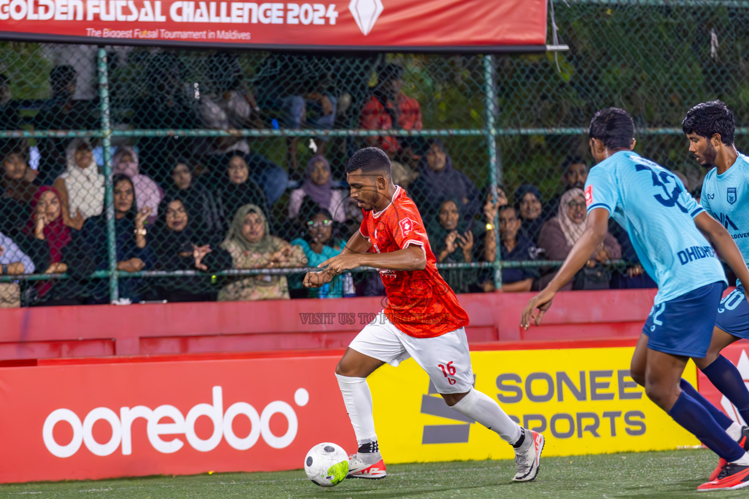 HA Utheemu vs HA Dhidhdhoo on Day 37 of Golden Futsal Challenge 2024 was held on Thursday, 22nd February 2024, in Hulhumale', Maldives
Photos: Ismail Thoriq / images.mv