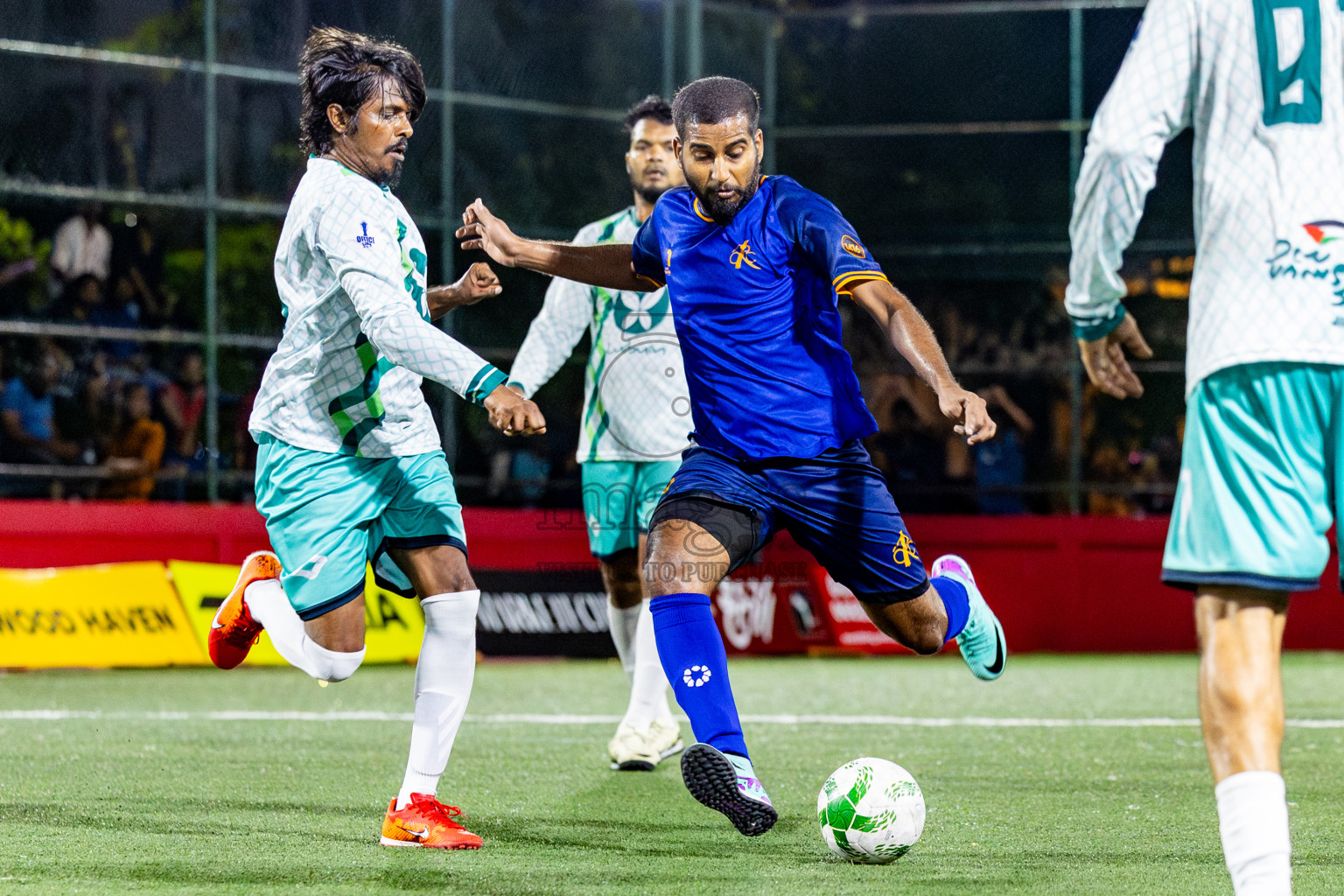 Dharumavantha vs Customs RC in Day 13 of Office League 2025 was held on Monday, 28th April 2025 in Hulhumale', Maldives. Photos: Nausham Waheed / images.mv