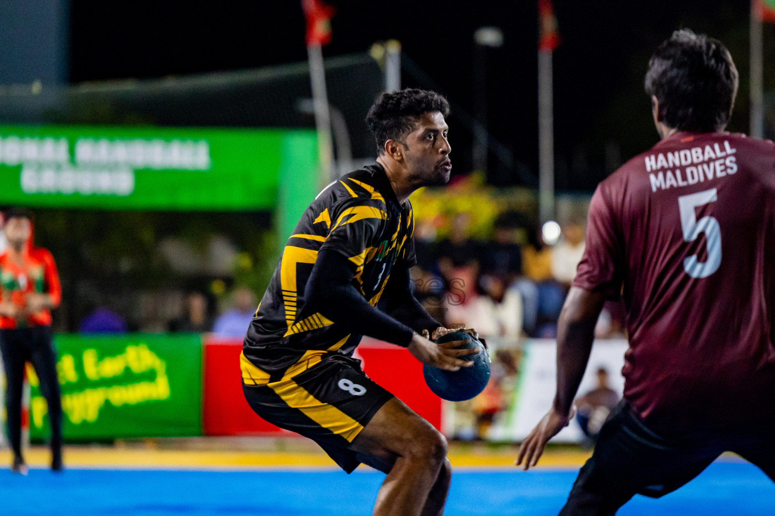 U-19 National Team vs Bangladesh Ansarvdp from Handball International Friendly Series held in Handball ground, Male', Maldives on Sunday, 30th June 2023 Photos: Nausham Waheed/ Images.mv