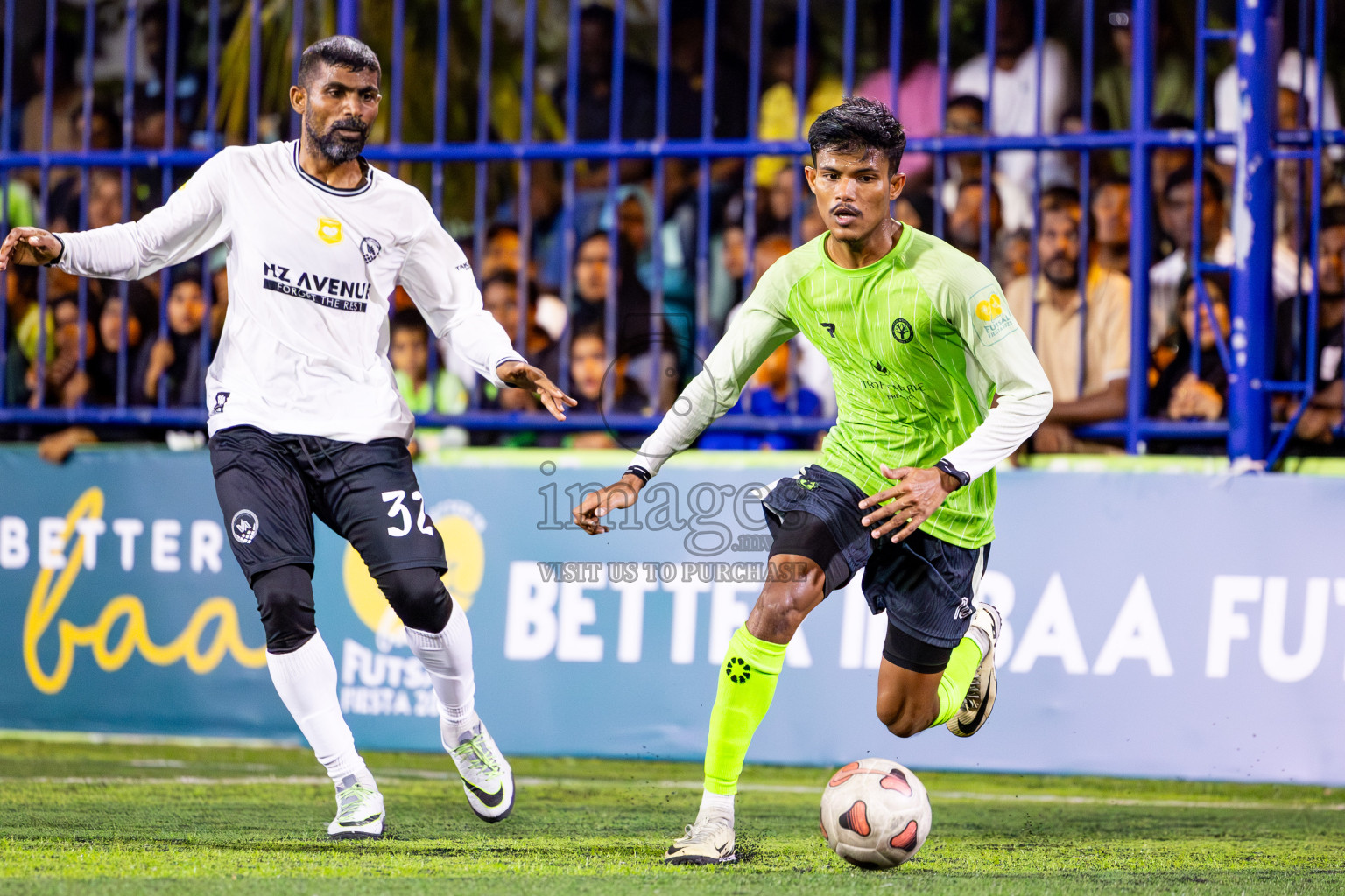 Fehendhoo vs Eydhafushi in Day 7 of Better in Baa Futsal Fiesta 2025 Men's division held in B. Eydhafushi, Maldives on Tuesday, 11th November 2025. Photos: Nausham Waheed / images.mv