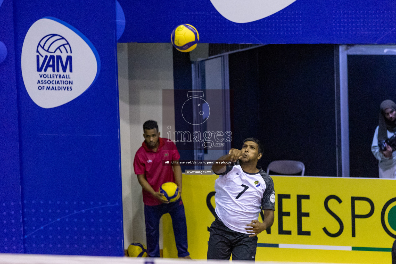 Sports Club City vs Dhivehi Sifainge Club in the Finals of National Volleyball Tournament 2022 on Thursday, 07th July 2022, held in Social Center, Male', Maldives