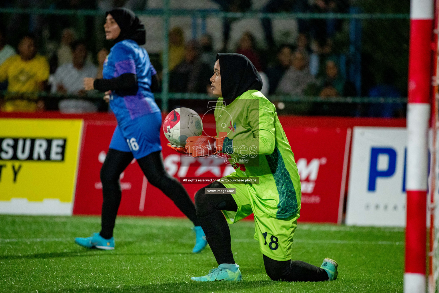 MPL vs Club MYS in Eighteen Thirty Women's Futsal Fiesta 2022 was held in Hulhumale', Maldives on Monday, 21st October 2022. Photos: Hassan Simah / images.mv