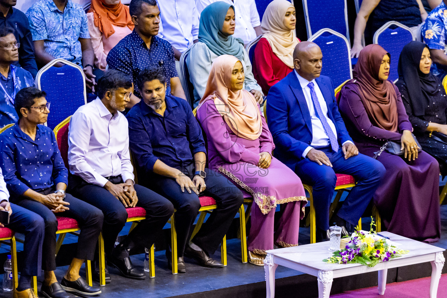 Kyrgyzstan vs Sri Lanka in Final of CAVA U20 Woman's Volleyball Championship 2024 was held in Social Center, Male', Maldives on 23rd July 2024. Photos: Nausham Waheed / images.mv