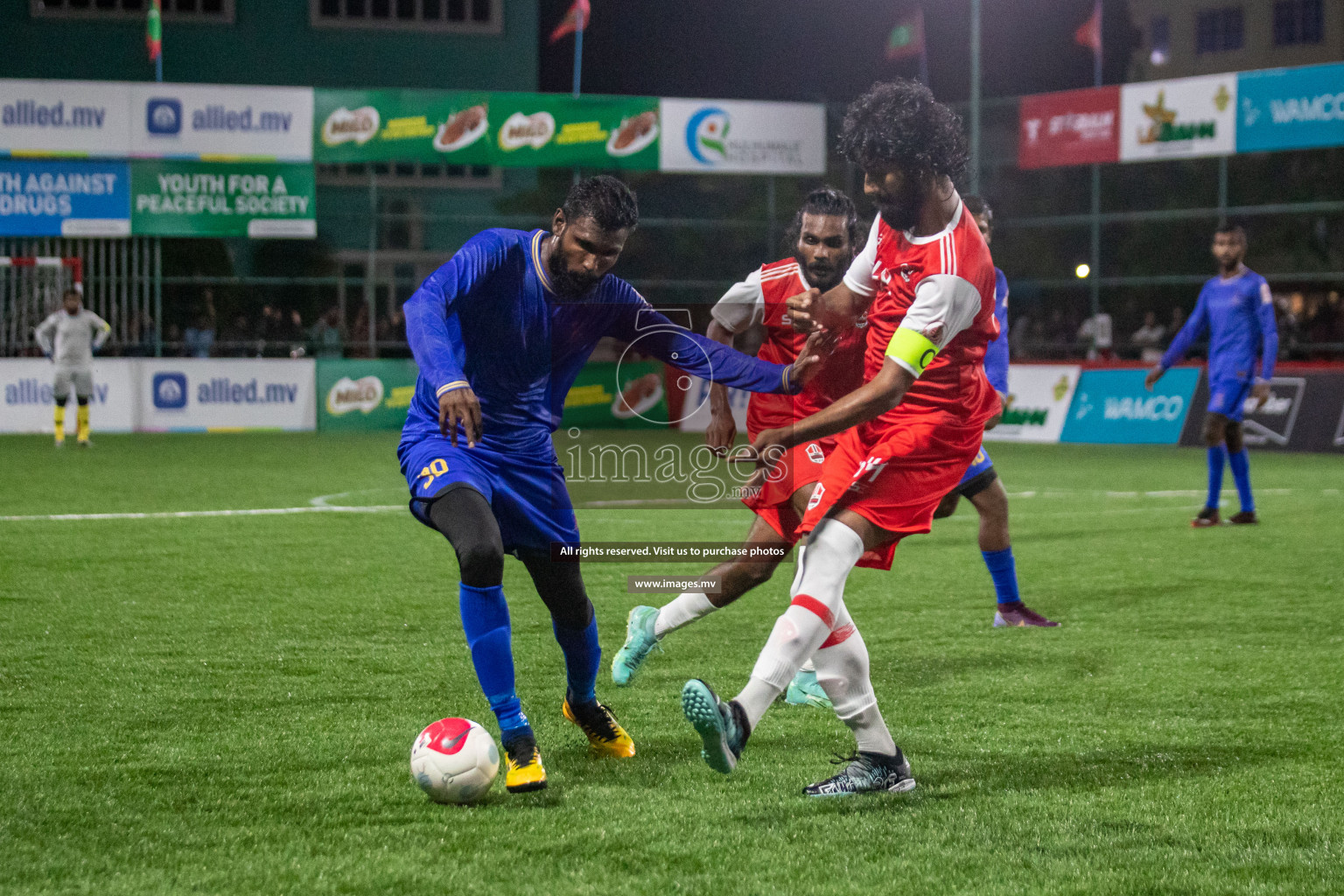 Customs RC vs Club Aasandha in Club Maldives Cup 2022 was held in Hulhumale', Maldives on Saturday, 15th October 2022. Photos: Hassan Simah/ images.mv