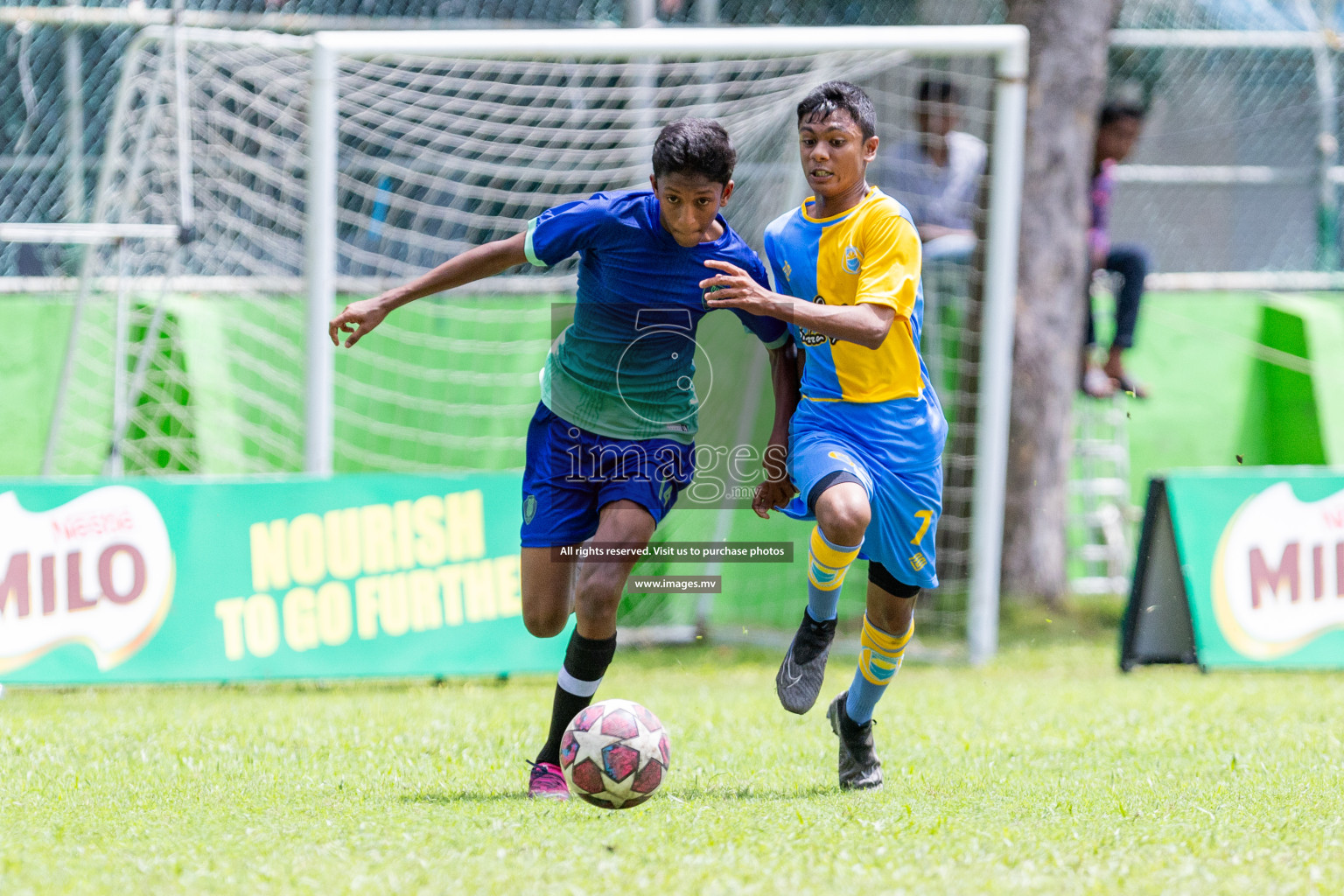 Day 2 of MILO Academy Championship 2023 (u14) was held in Henveyru Stadium Male', Maldives on 4th November 2023. Photos: Nausham Waheed / images.mv