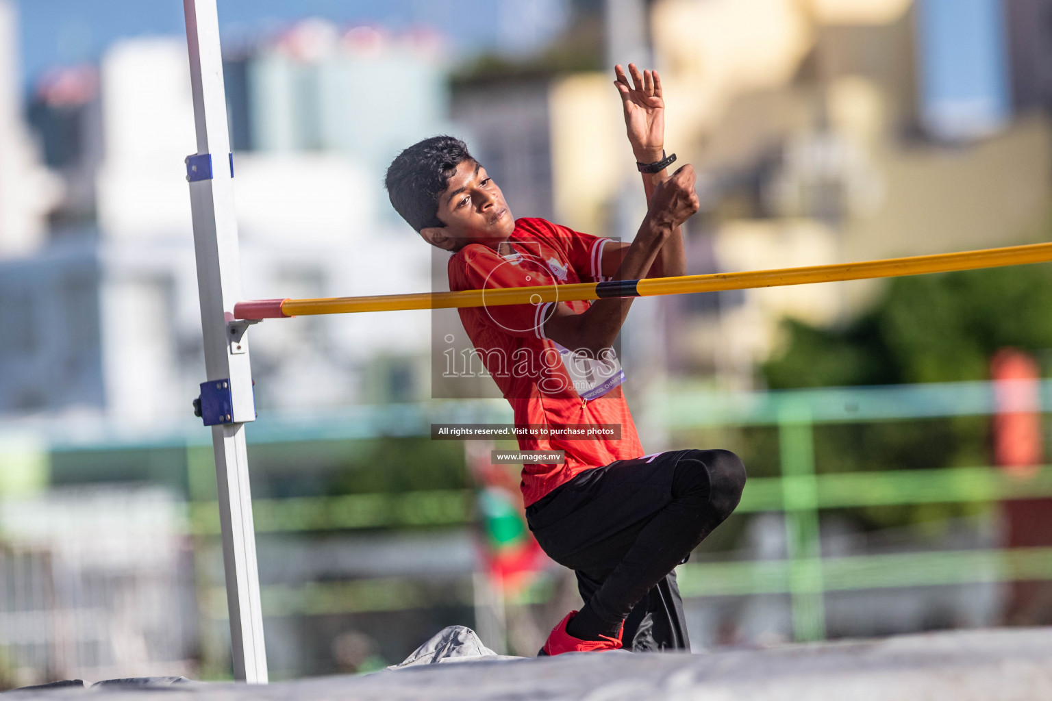 Day 1 of Inter-School Athletics Championship held in Male', Maldives on 22nd May 2022. Photos by: Nausham Waheed / images.mv