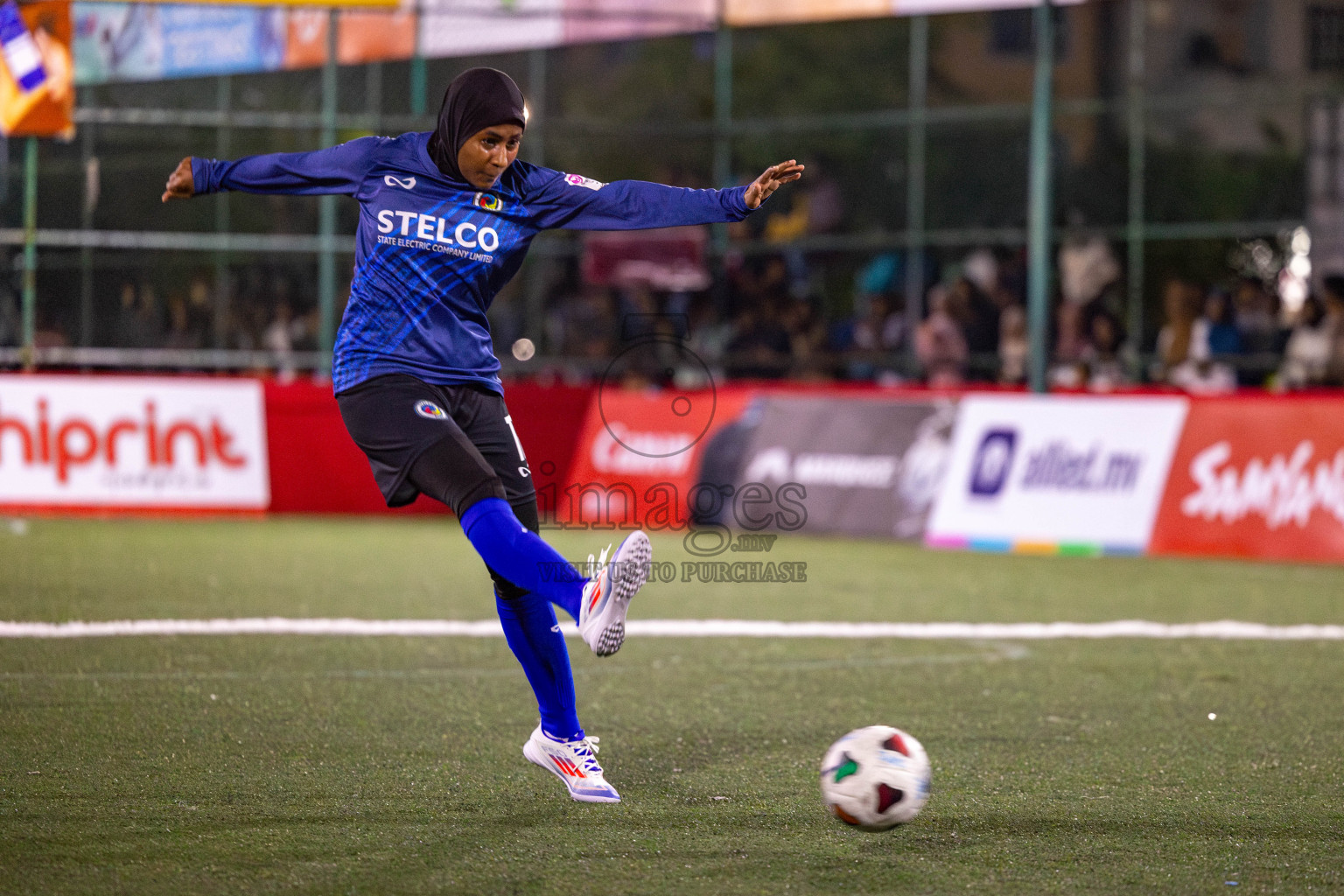 STELCO RECREATION CLUB vs TEAM DHARUMAVANTHA in Eighteen Thirty 2024 held in Rehendi Futsal Ground, Hulhumale', Maldives on Thursday, 5th September 2024. 
Photos: Hassan Simah / images.mv