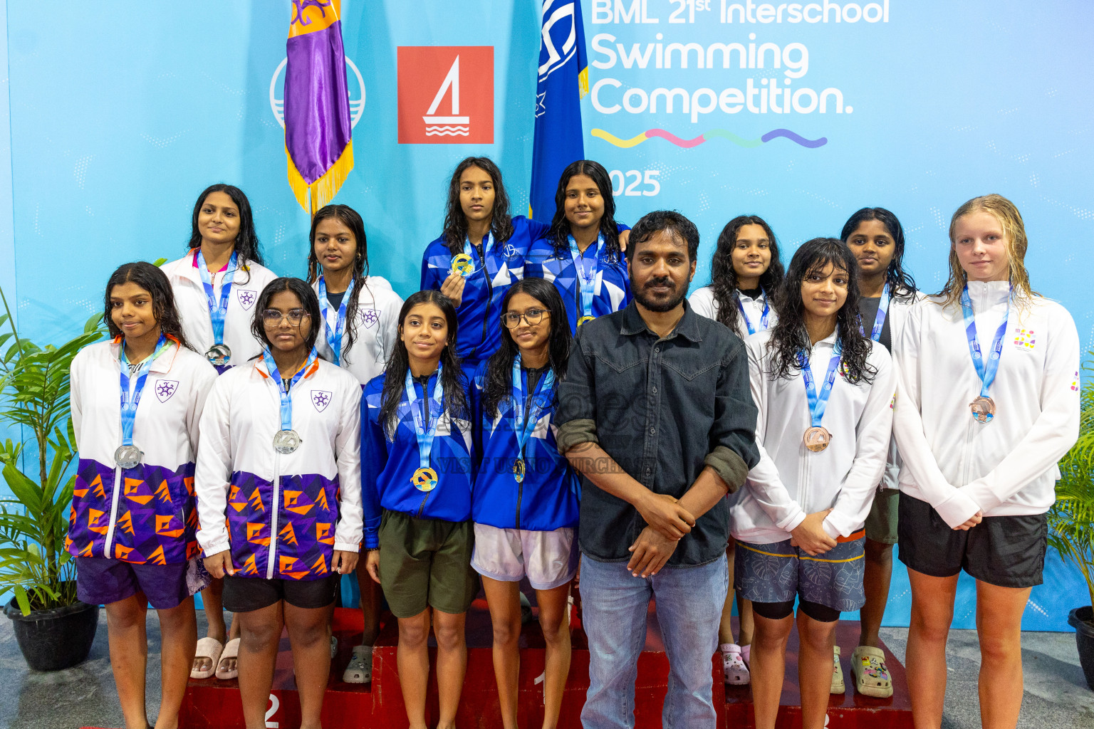 Day 4 of BML 21st Interschool Swimming Competition 2025 was held in Hulhumale' Swimming Pool, Hulhumale', Maldives on Tuesday, 14th October 2025. Photos: Mohamed Mahfooz Moosa / images.mv