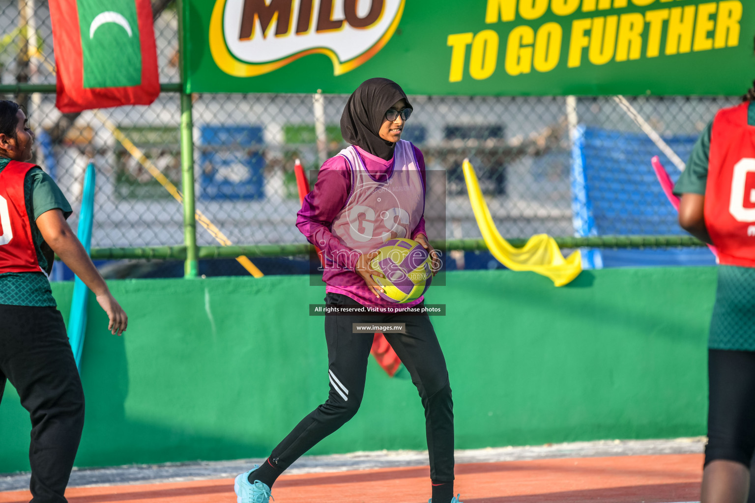 Day 5 of Junior Netball Championship 2022 on 9th March 2022 held in Male', Maldives. Photos by Nausham Waheed