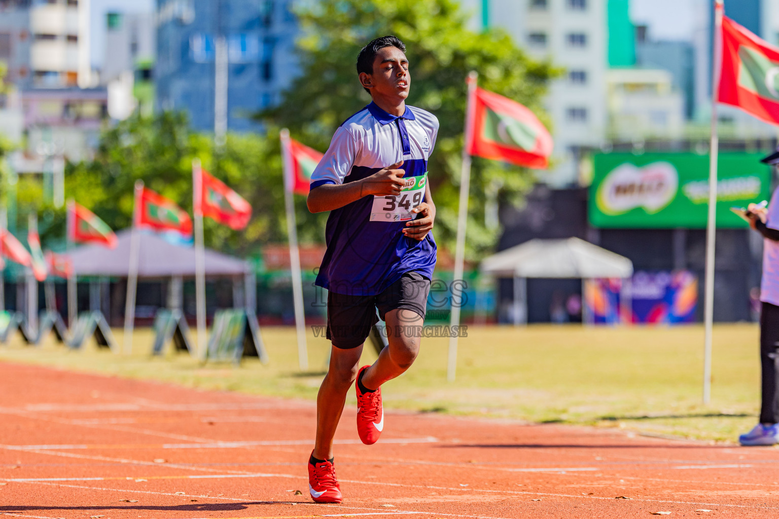 Day 1 of Inter-school Athletics Championship 2025 held in Ekuveni Synthetic Track, Male', Maldives on Monday, 06th October 2025. Photos by: Areef Adam  / Images.mv