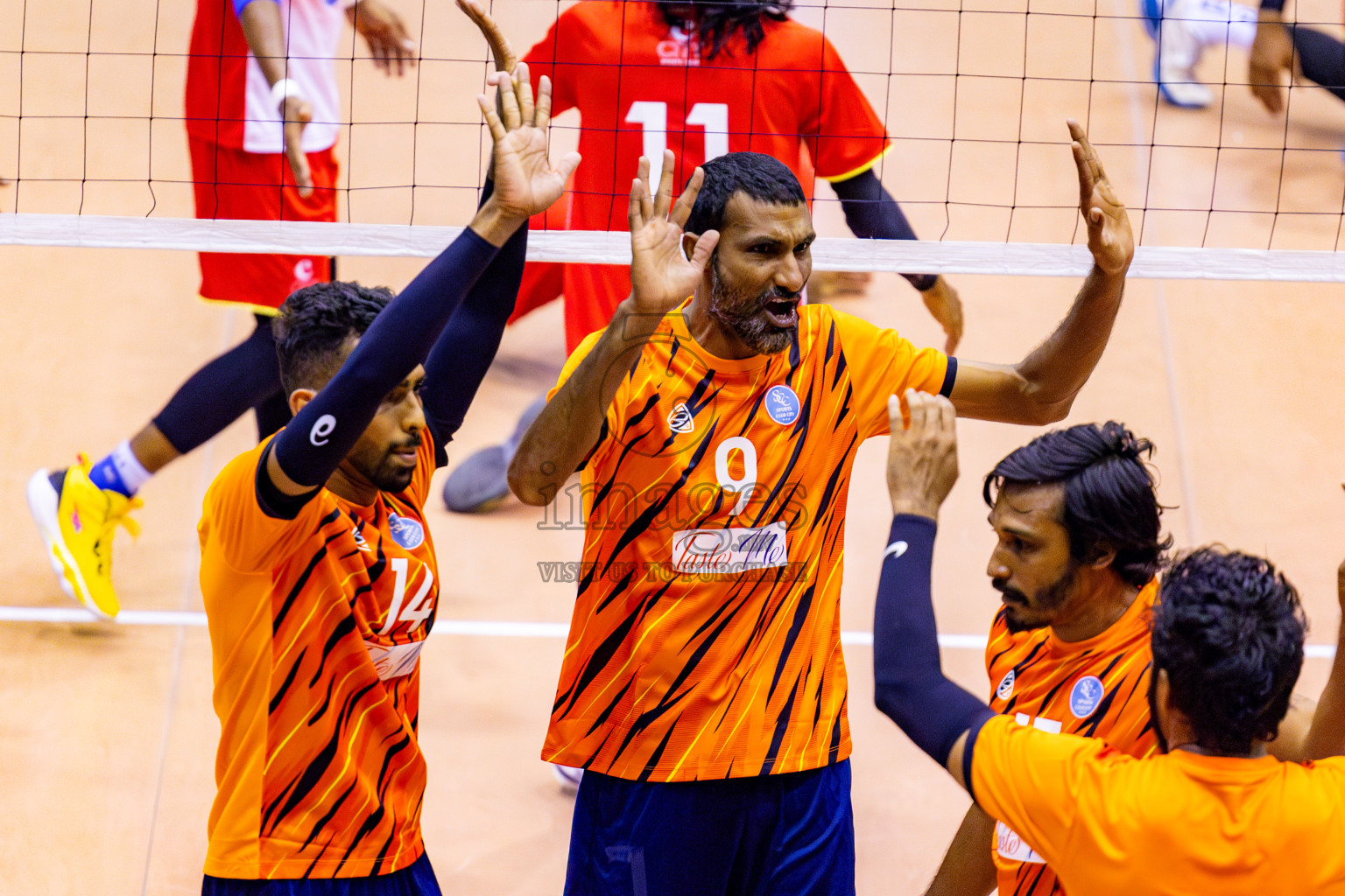 Day 1 of MILO VAM Cup 2024 Men's Division was held in Social Center Indoor Hall on Monday, 28th October 2024. Photos: Nausham Waheed / images.mv