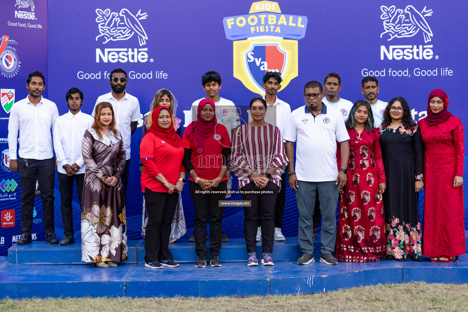 Day 4 of Nestle Kids Football Fiesta, held in Henveyru Football Stadium, Male', Maldives on Saturday, 14th October 2023 Photos: Nausham Waheed  / images.mv