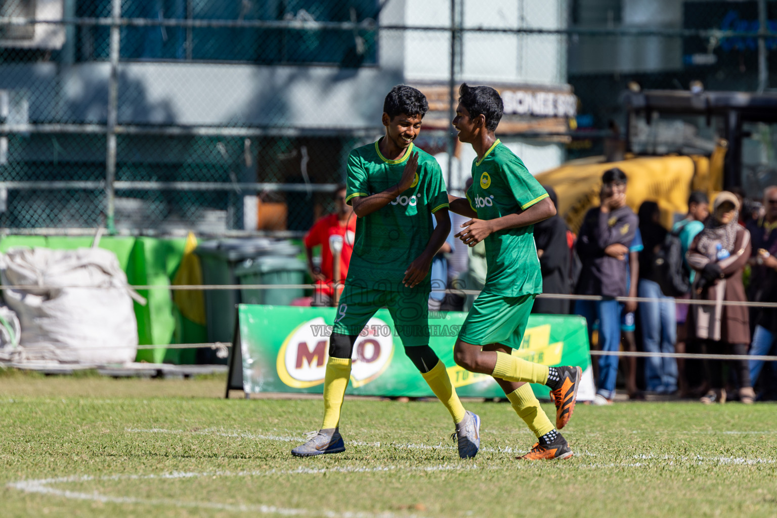 Day 3 of MILO Academy Championship 2024 (U-14) was held in Henveyru Stadium, Male', Maldives on Saturday, 2nd November 2024.
Photos: Hassan Simah / Images.mv