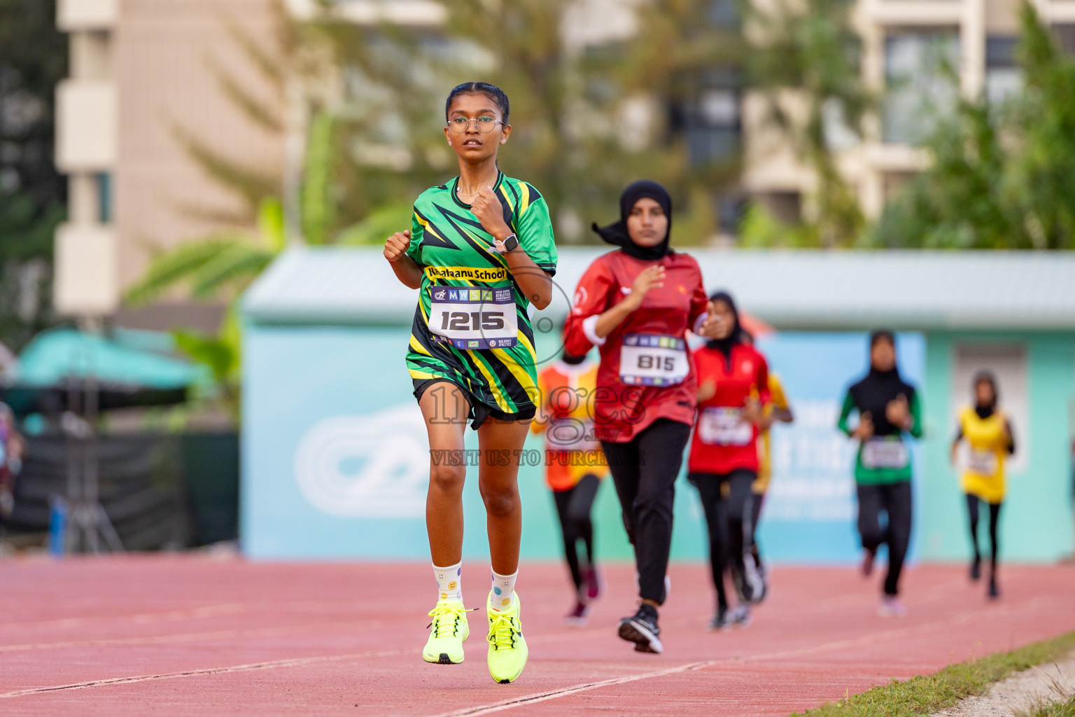 Day 2 of MWSC Interschool Athletics Championships 2024 held in Hulhumale Running Track, Hulhumale, Maldives on Sunday, 10th November 2024. 
Photos by: Hassan Simah / Images.mv