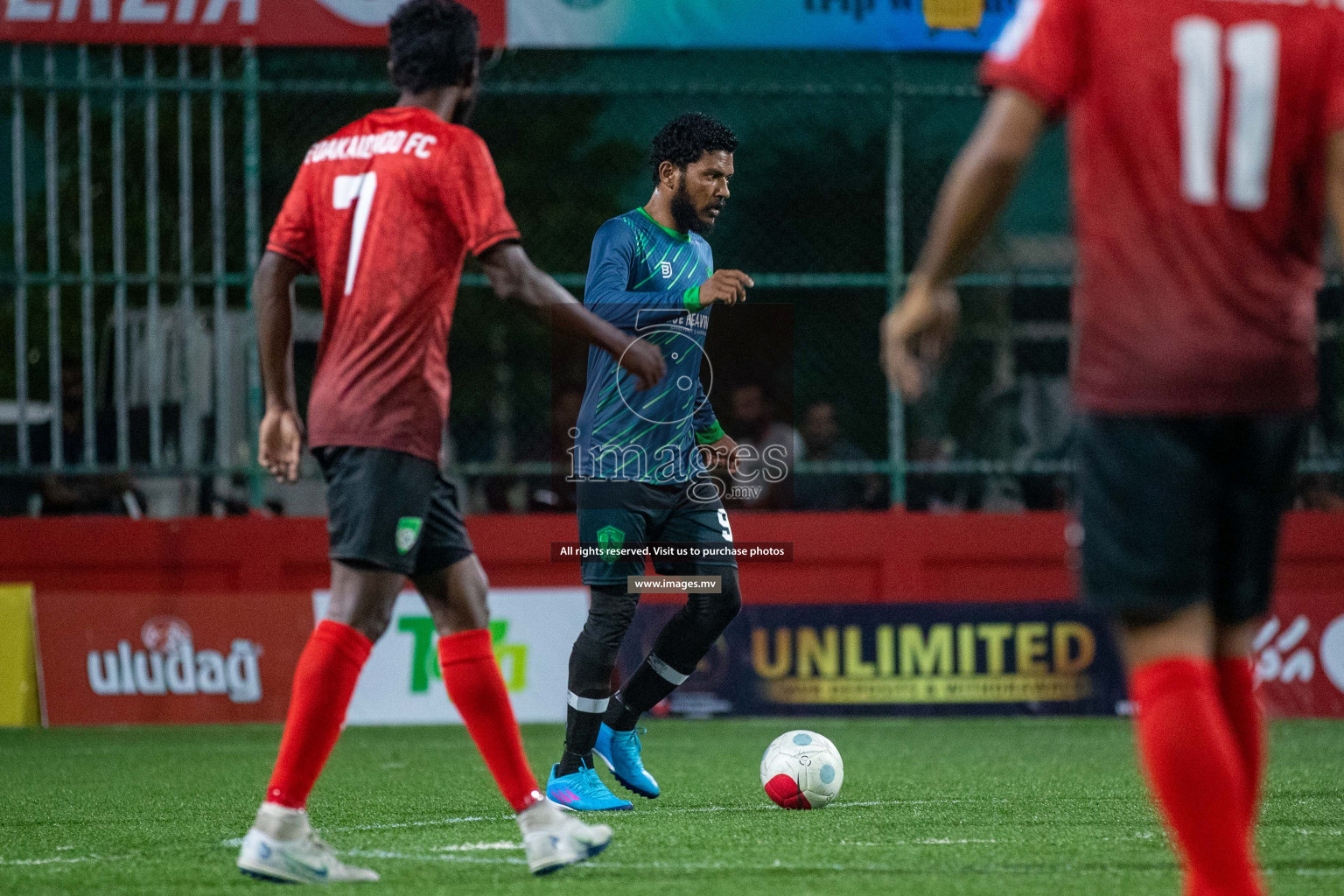 Sh. Foakaidhoo vs Sh. Feevah in Day 2 of Golden Futsal Challenge 2023 on 06 February 2023 in Hulhumale, Male, Maldives