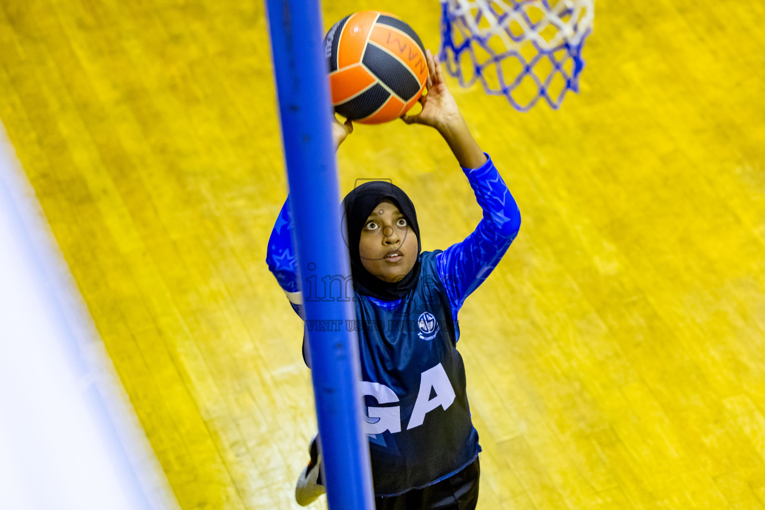 Day 4 of 25th Inter-School Netball Tournament was held in Social Center at Male', Maldives on Monday, 12th August 2024. Photos: Nausham Waheed / images.mv