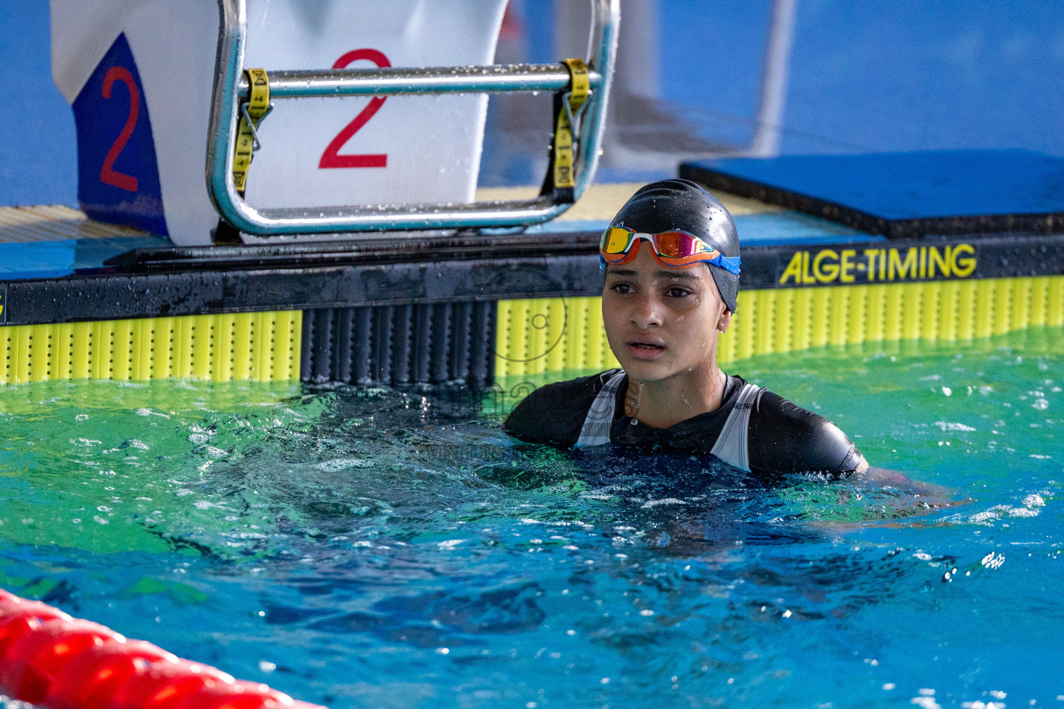 Day 4 of 20th Inter-school Swimming Competition 2024 held in Hulhumale', Maldives on Tuesday, 15th October 2024. Photos: Ismail Thoriq / images.mv