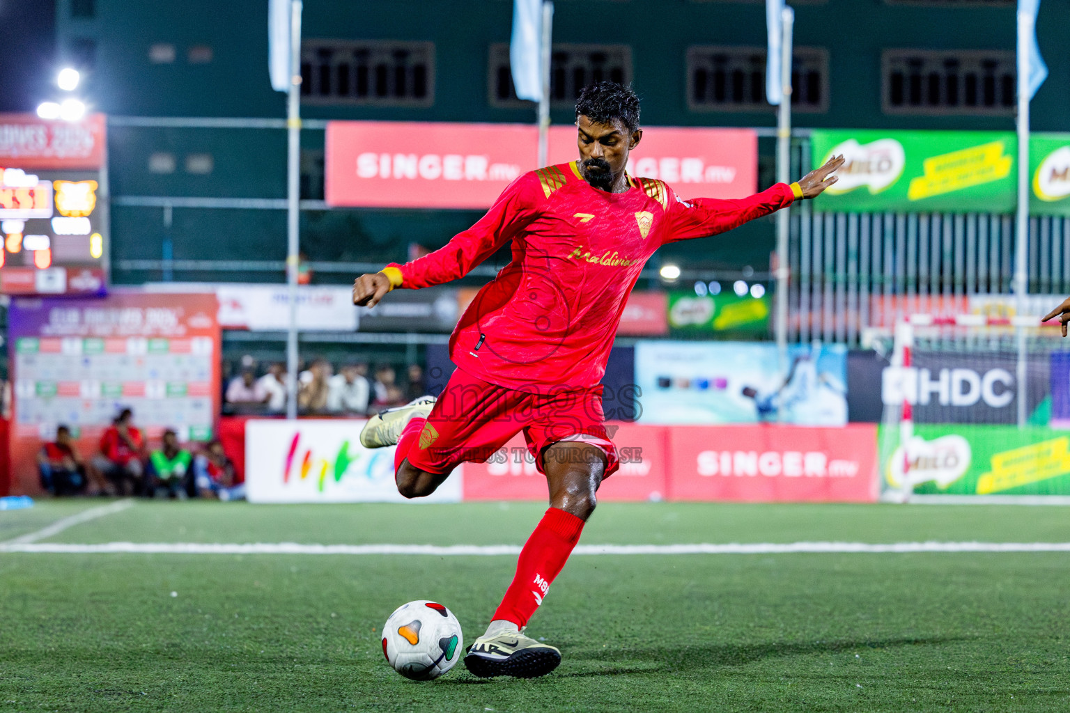 Maldivian vs Club WAMCO in Quarter Finals of Club Maldives Cup 2024 held in Rehendi Futsal Ground, Hulhumale', Maldives on Wednesday, 9th October 2024. Photos: Nausham Waheed / images.mv